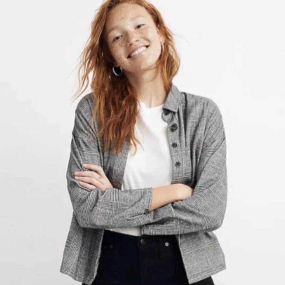 NWOT Madewell Flannel Bromley Shirt in Ronan Plaid